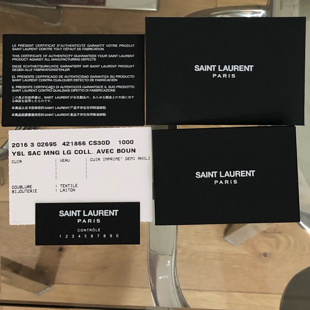 ❌SOLD❌ Saint Laurent Collège Crocodile Bag - Picture 3 of 8